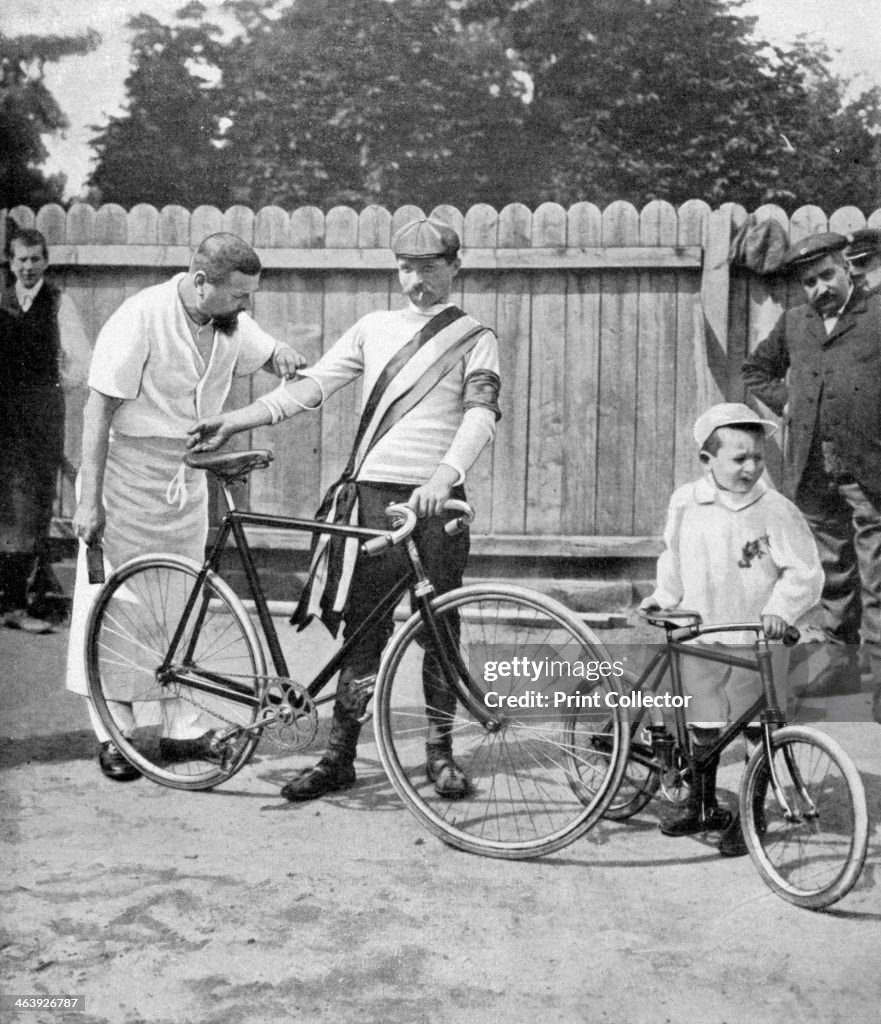 Maurice Garin, winner of the inaugural Tour de France, 1903.