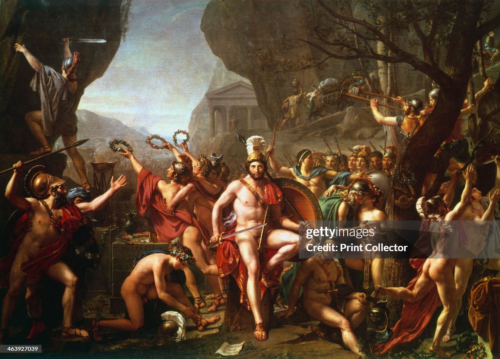 'Leonidas at Thermopylae', 5th century BC, (c1814). Artist: Jacques-Louis David