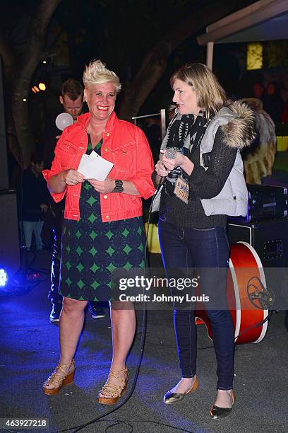 Chef Anne Burrell attends Thrillist's BBQ & The Blues hosted by Anne Burrell during the 2015 Food Network & Cooking Channel South Beach Wine & Food...