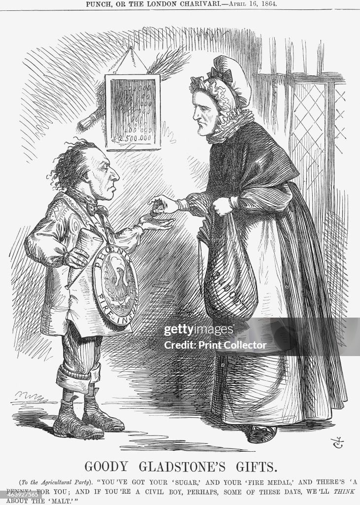 'Goody Gladstone's Gifts', 1864. Artist: John Tenniel