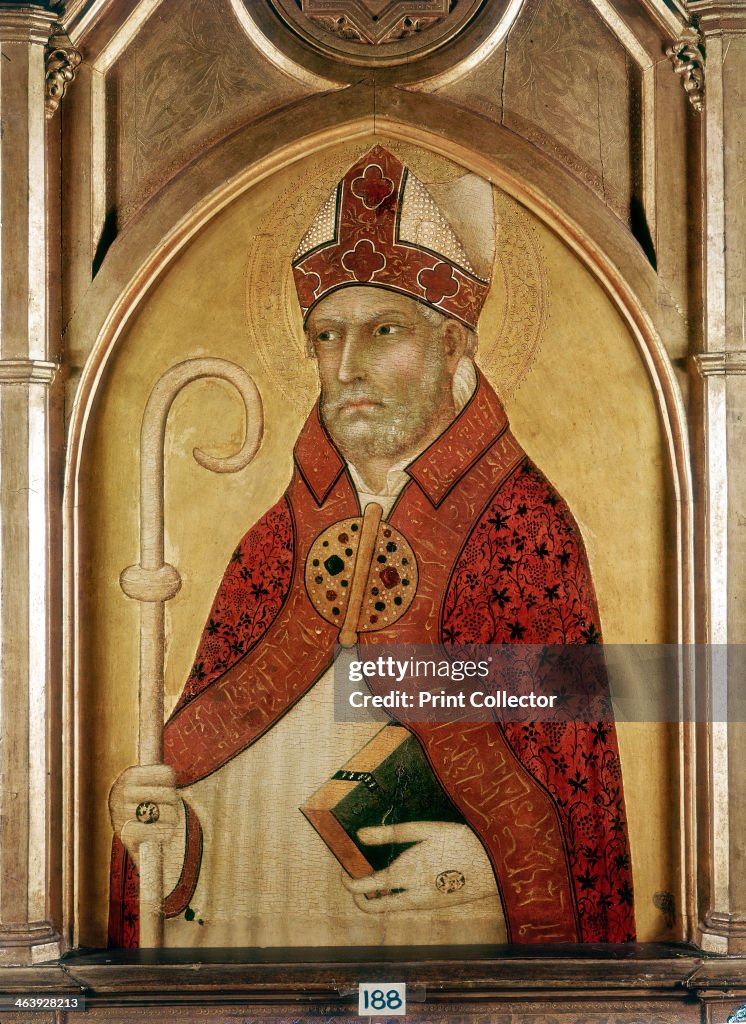 St Augustine of Hippo, early 14th century. Artist: Lippo Memmi