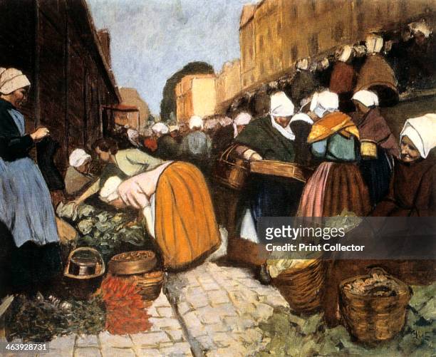 'Market in Brest', 1899. State Museum of New Western Art, Moscow.