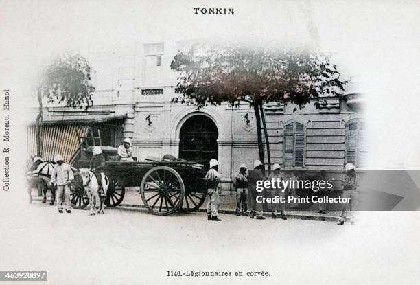 French Foreign Legion, Tonkin, French Indochina , 20th century. French postcard.