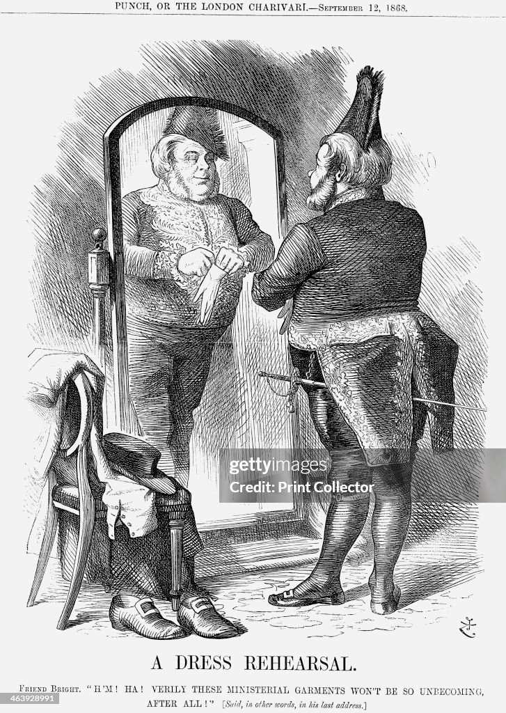 'A Dress Rehearsal', 1868. Artist: John Tenniel