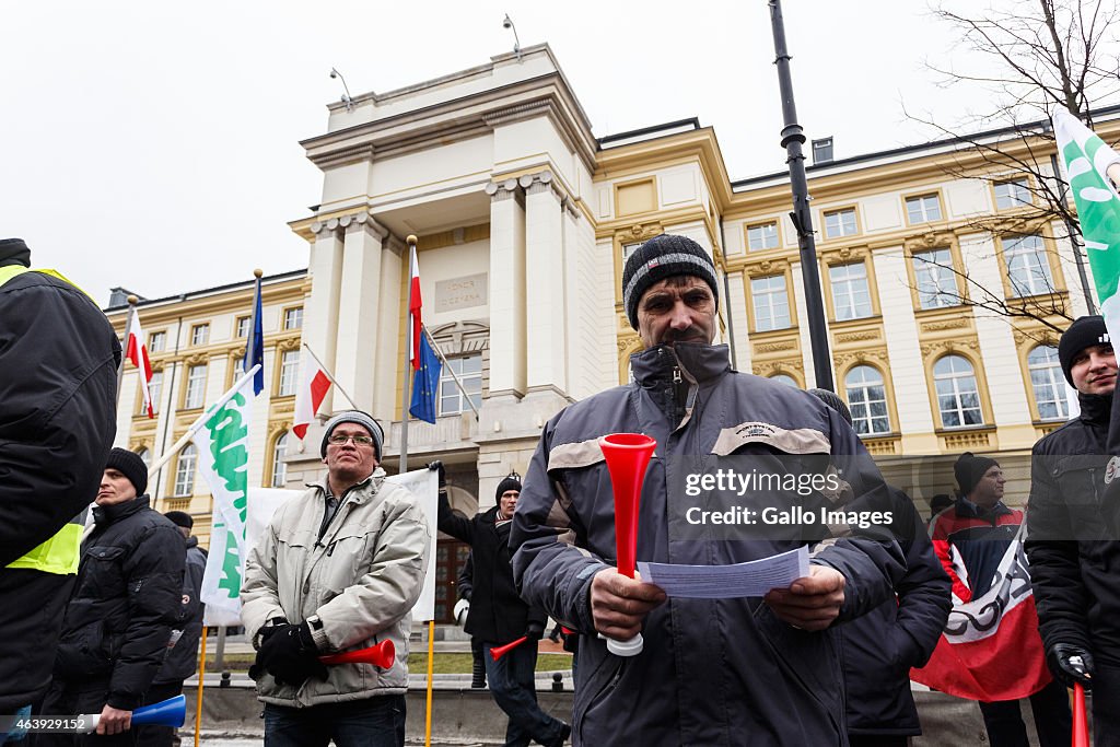 Farmer Protest In Warsaw