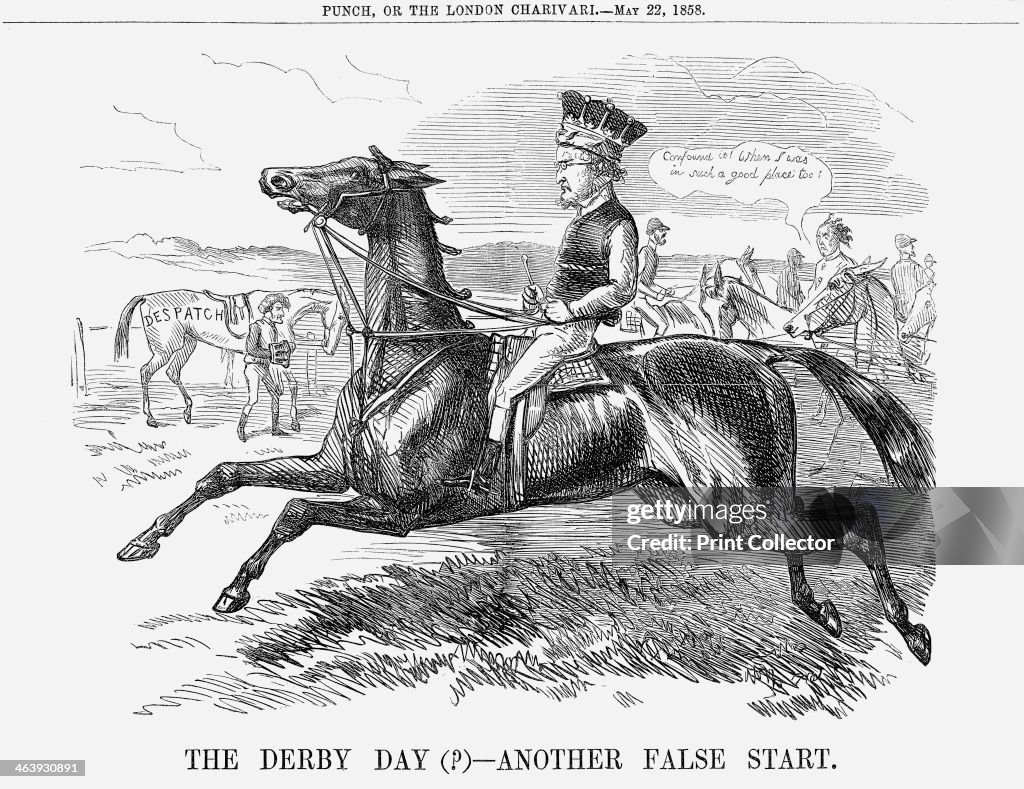 'The Derby Day(?) - Another False Start.', 1858.
