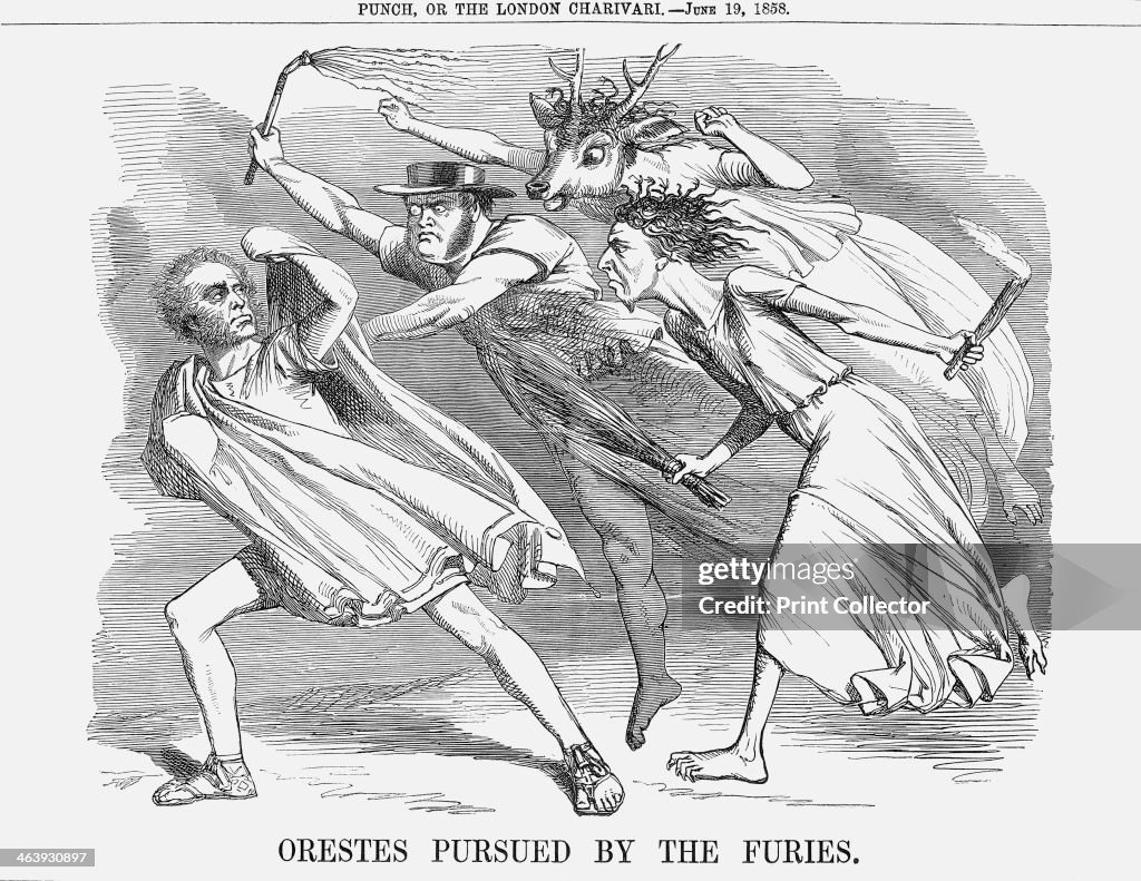 'Orestes pursued by the Furies', 1858.
