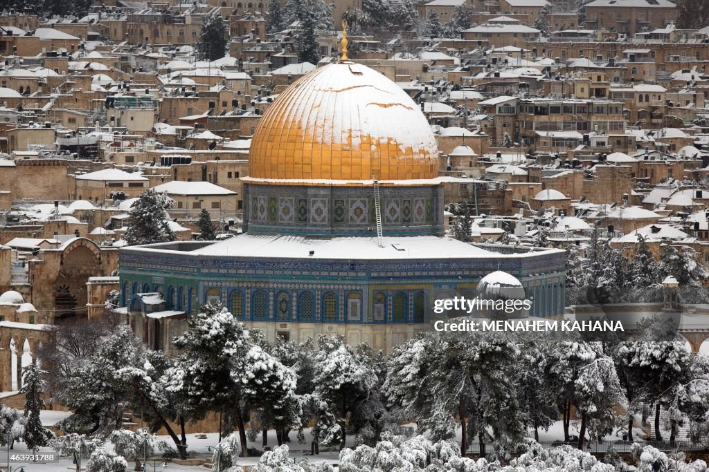 PALESTINIAN-ISRAEL-WEATHER-JERUSALEM