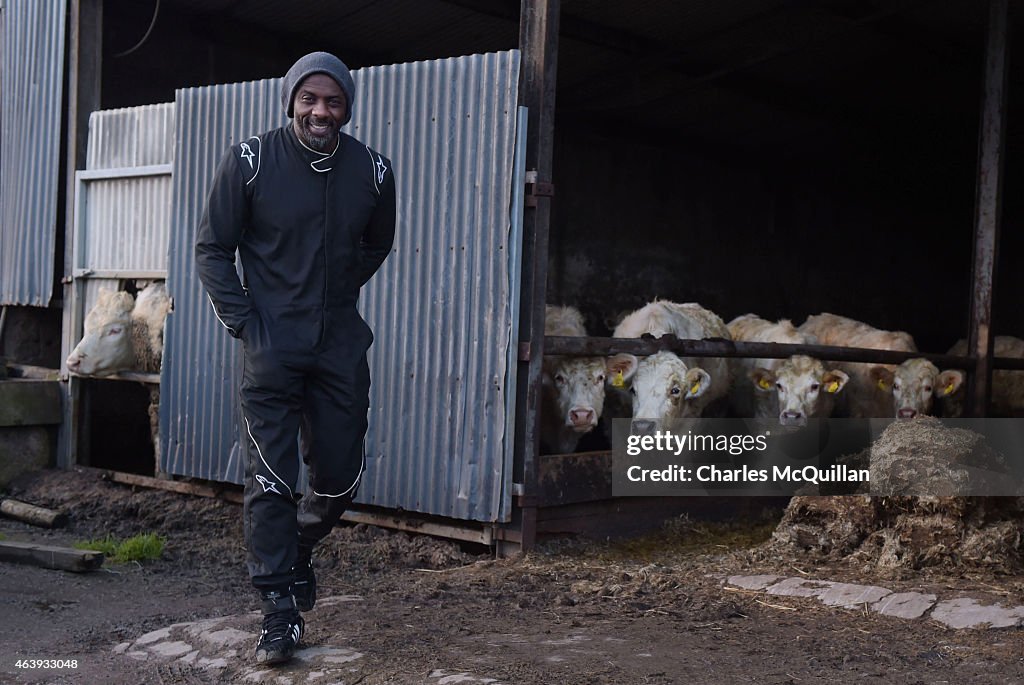 ERC Circuit of Ireland Rally Test Session with Idris Elba