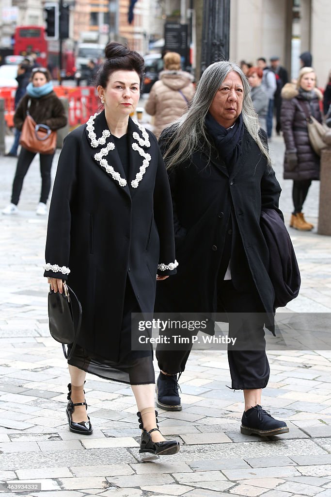 Professor Louise Wilson Memorial Service - LFW FW15