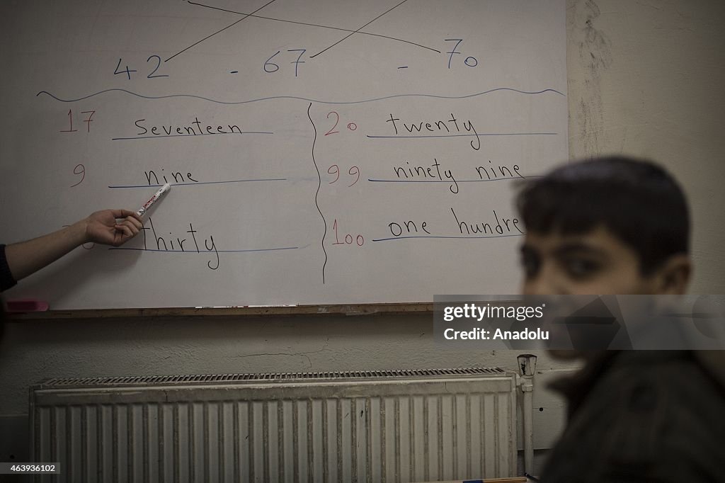 Syrian kids undergo education in Turkey