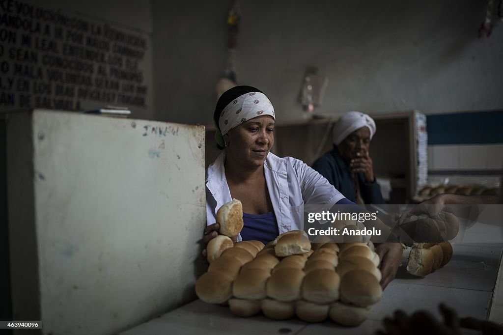 Ration shops in Cuba