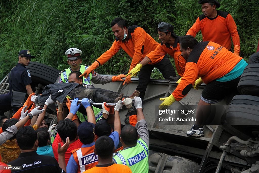 Bus Accident in Indonesia's Semarang