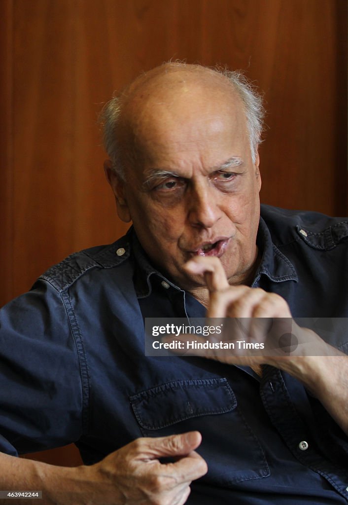 Indian film director, producer and screenwriter Mahesh Bhatt poses... News Photo Getty Images