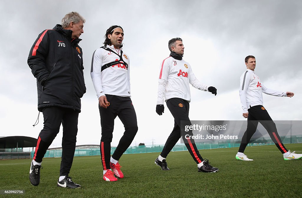 Manchester United Training and Press Conference