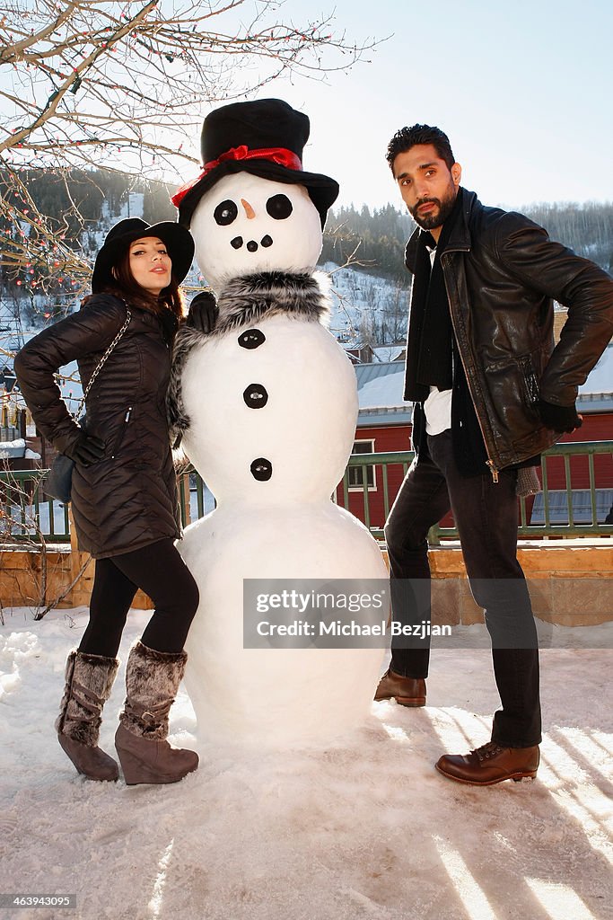 Actors Rome Shadanloo and Dominic Rains attend Sabra At The Village