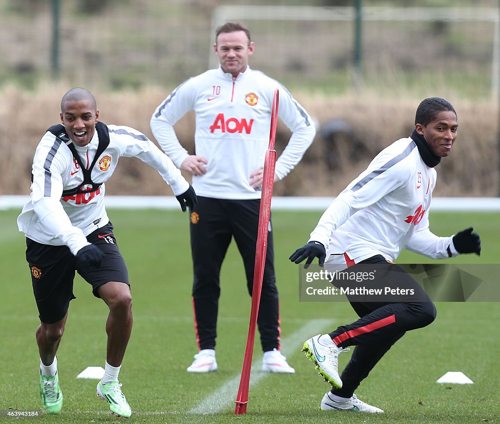 Manchester United Training and Press Conference