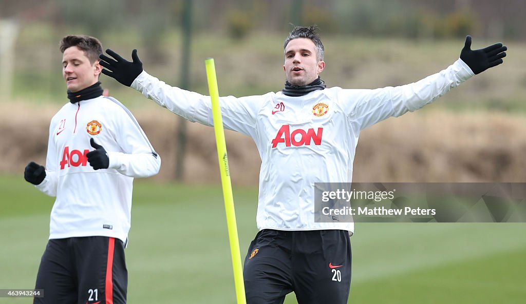 Manchester United Training and Press Conference