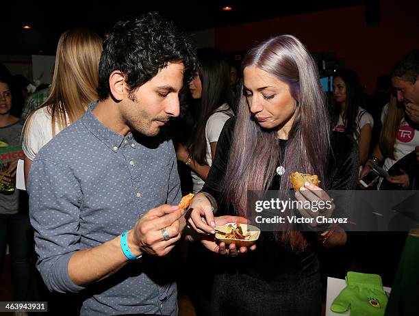 Jason Rosen and Gabrielle Wortman attend the Avocados From Mexico Film Festival Suite on January 19, 2014 in Park City, Utah.