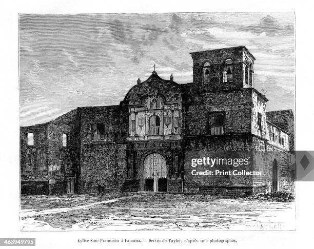 Church of San Francisco, Panama, Central America, 19th century.