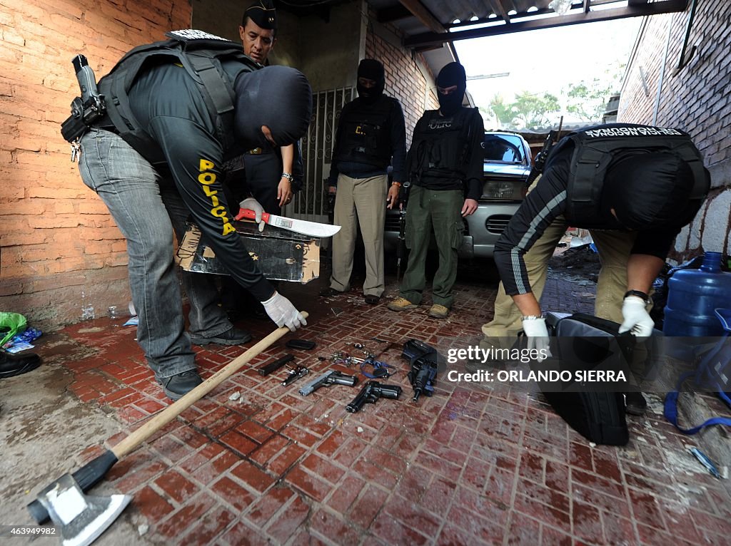 HONDURAS-CRIME-VIOLENCE-GANG