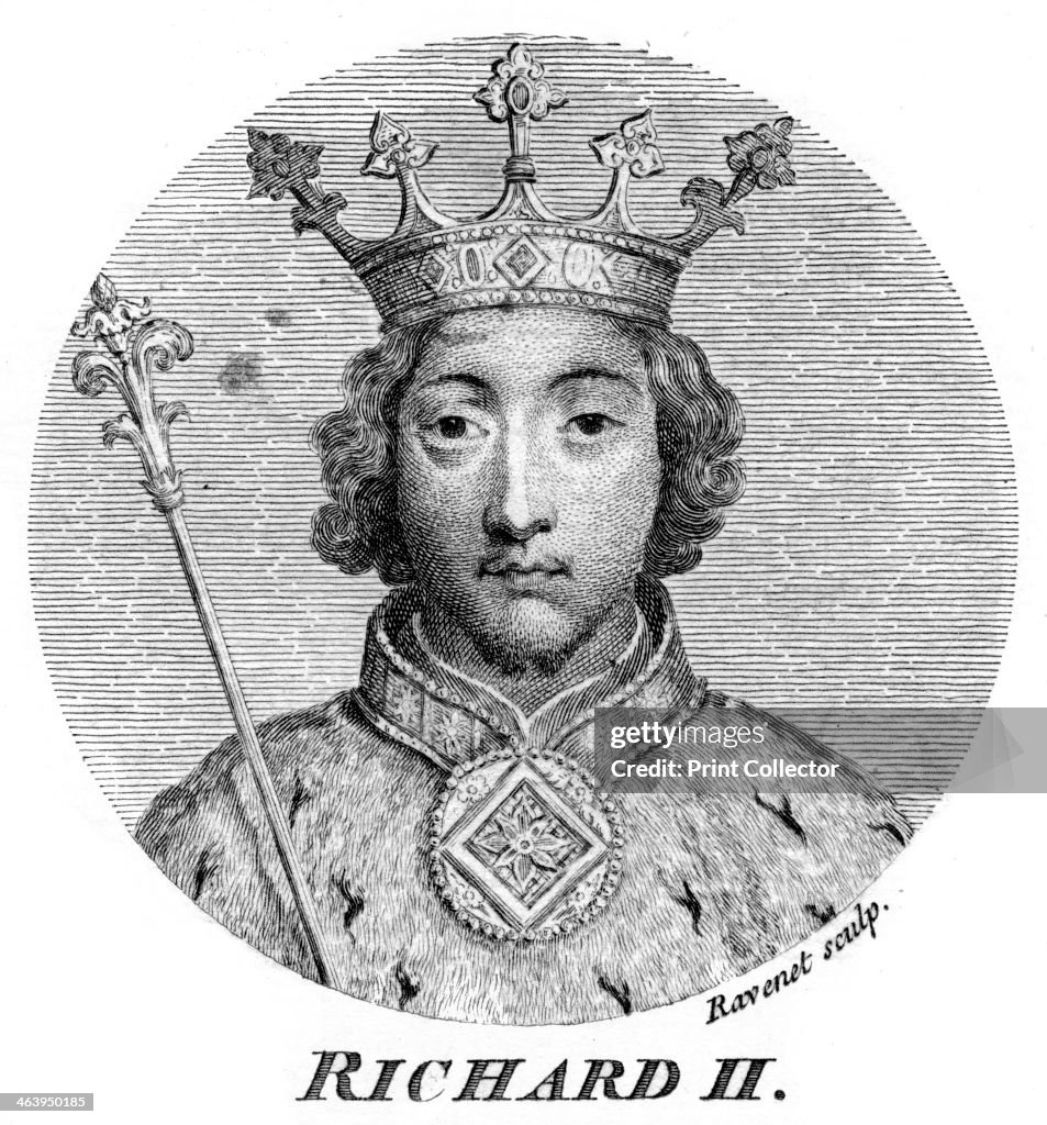 Richard II, King of England.Artist: Ravenet