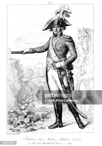 Jean Mathieu Philibert Serurier , Marshal of France, 1839.
