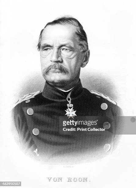 Albrecht Theodor Graf Emil von Roon, Prussian soldier and politician, mid to late 19th century. Portrait of von Roon .