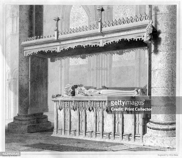 Tomb of Henry IV and his Queen Joan of Navarre in Canterbury Cathedral, 1825. Henry IV became the first king of the House of Lancaster when he took...