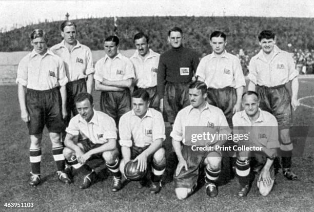 British Olympic football team, Berlin Olympics, 1936. The Great Britain team were eliminated at the quarter-final stage, losing 5-4 to Poland. A...