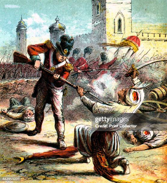 'Capture of Seringapatam', 1799 . Srirangapatna , the chief city of Mysore, India, was captured by the British army commanded by the Duke of...