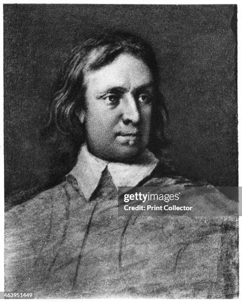 Oliver Cromwell, English military leader and politician, . Portrait of Cromwell , the 'Lord Protector'.