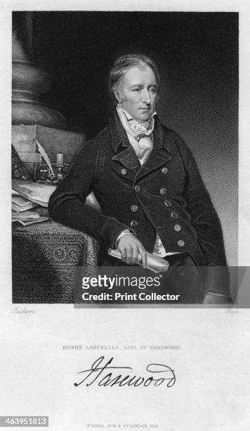 Henry Lascelles, 2nd Earl of Harewood, British politician, 1830. The Earl of Harewood was a peer and Member of Parliament.