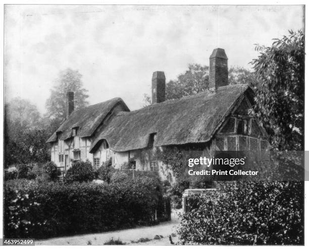 Anne Hathaway's Cottage, Stratford-On-Avon, England, late 19th century. The cottage at Shottery in Warwickshire, said to be the family home of Anne...