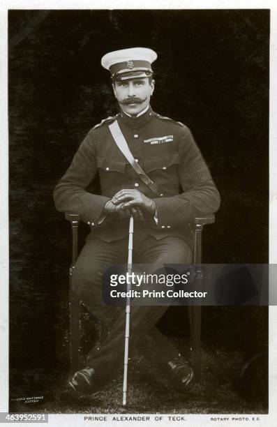 Prince Alexander of Teck, c1900s. Prince Alexander of Teck was the youngest son of Francis, Duke of Teck and Princess Mary Adelaide of Cambridge, a...