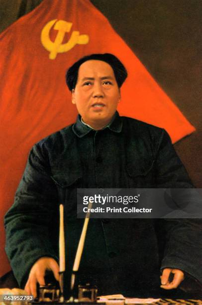 Mao Zedong, Chinese Communist revolutionary and leader, c1950s-c1960s. The son of a peasant farmer, Mao Zedong led the Red Army which undertook the...