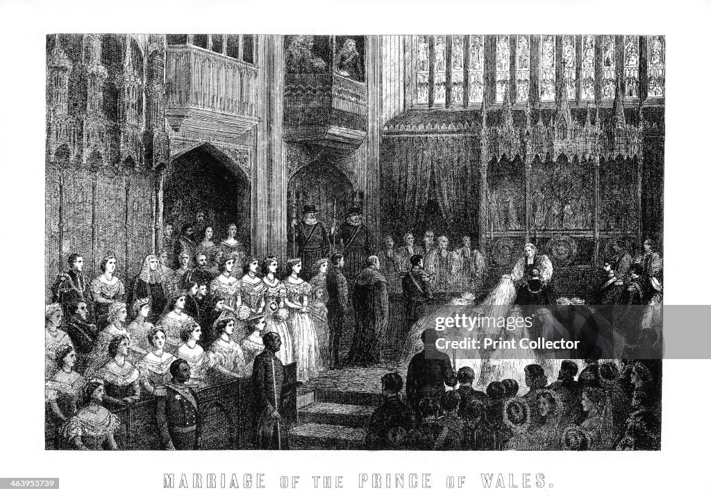 Marriage of the Prince of Wales, St George's Chapel, Windsor on 10 March 1863, (1899).