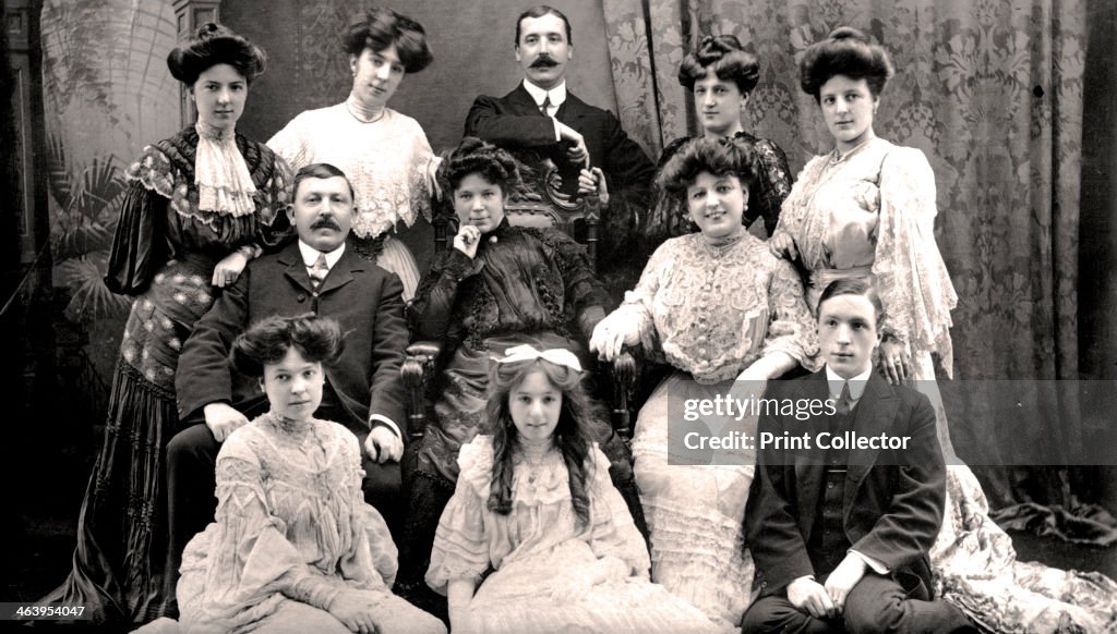 The Lloyd Family, early 20th century.Artist: Rotary Photo
