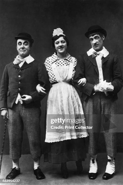 George Robey , Violet Loraine and Alfred Lester , music hall entertainers, early 20th century.