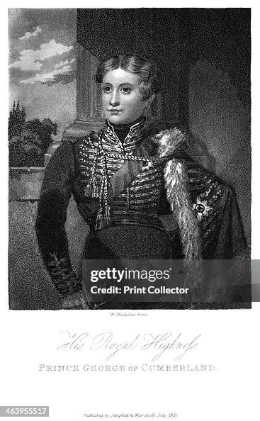 'Prince George of Cumberland', 1831. Artist: W Nicholas 'Prince George of Cumberland', 1831. Artist: W Nicholas