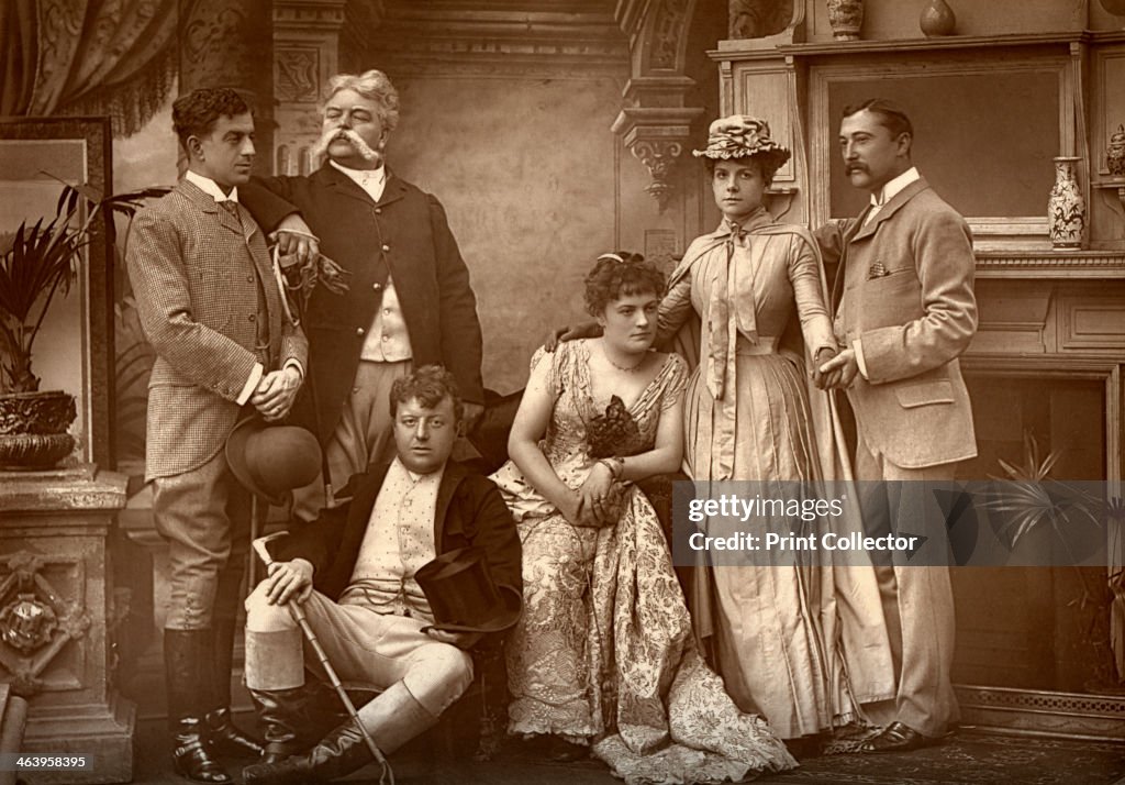 The Drury Lane Company in 'A Run of Luck', at the Drury Lane Theatre, London, 1886. Artist: Barraud