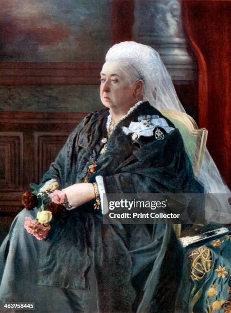 Queen Victoria, late 19th century, . Portrait of Queen Victoria .