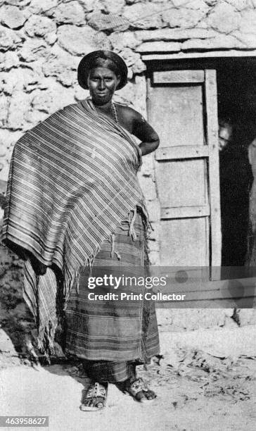 Somali woman, 20th century. Africa Orientale postcard.