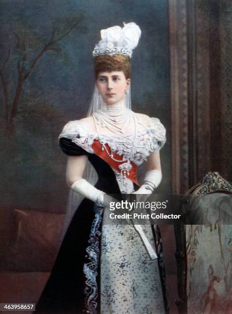 Princess Alexandra of Denmark, late 19th century. Portrait of Alexandra , later Queen Alexandra, and the Queen Consort of King Edward VII.