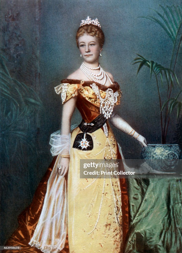 Auguste Viktoria, German empress, late 19th century.Artist: Reichard & Lindner
