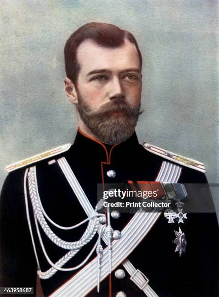 Czar Nicholas II of Russia, late 19th-early 20th century. Portrait of Nicholas , last Emperor of Russia, King of Poland and Grand Duke of Finland....