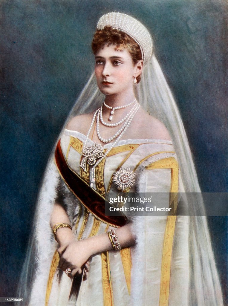 Tsarina Alexandra, Empress consort of Russia, late 19th-early 20th century.