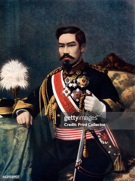 Emperor Meiji of Japan, late 19th-early 20th century. Meiji was the 122nd imperial ruler of Japan.