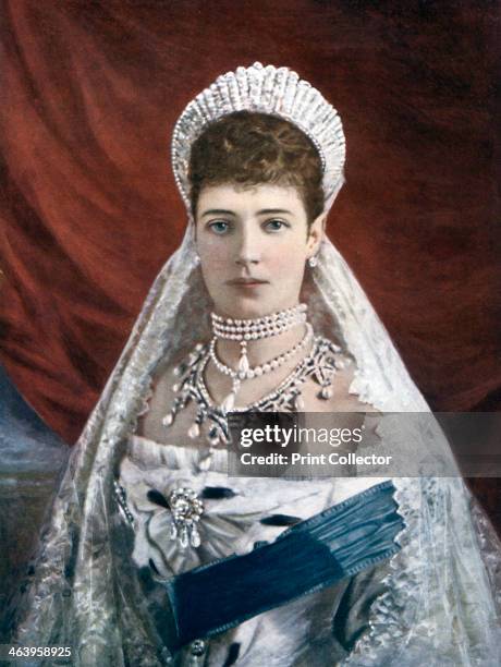 Princess Marie Sophie Frederikke Dagmar, Dowager Empress of Russia, late 19th-early 20th century. Marie Sophie Frederikke Dagmar was the wife of Tsar...