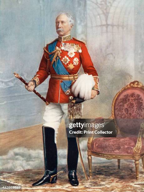 Garnet Joseph Wolseley, 1st Viscount Wolseley, British Field Marshal, 1902. Irish-born Wolseley served in Burma, the Crimean War, the Indian Sepoy...